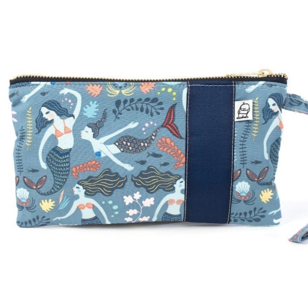 Little Man mermaid wristlet/clutch